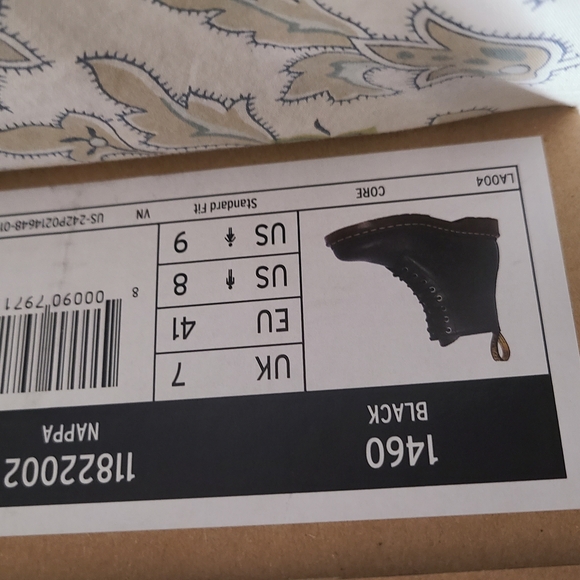 Dr. Martens Black Leather Women's Boots - Picture 2 of 2